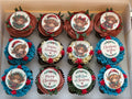 Highland Cow Christmas Cupcakes (12-Pack) + Free Cozy Socks